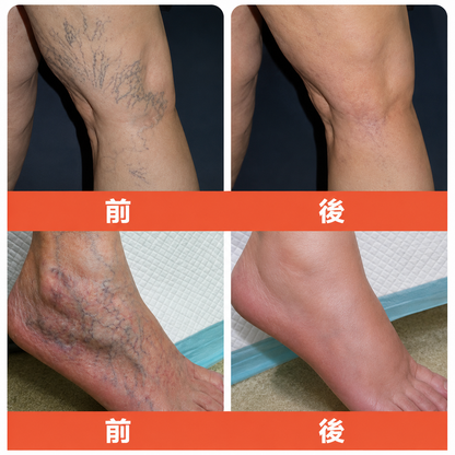 ☘️【厚生労働省認可・GMP準拠】Zvoevo® Vein Ease マイクロニードルケアパッチ（クモ状静脈・静脈瘤・むくみ・脚の疲れに）